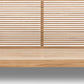 Tanner Queen-size Solid Ash Platform Bed in Flaxen
