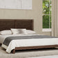 Tanner Queen-size Solid Ash Platform Bed in Roux