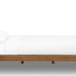 Tanner King-size Solid Ash Platform Bed in Roux