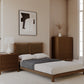 Tanner Full-size Solid Ash Platform Bed in Roux