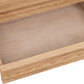 Tanner Three Drawer Ash Wood Nightstand in Flaxen