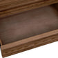 Tanner Three Drawer Ash Wood Nightstand in Roux