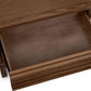 Tanner Two Drawer Ash Wood Nightstand in Roux