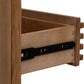 Tanner Two Drawer Ash Wood Nightstand in Roux