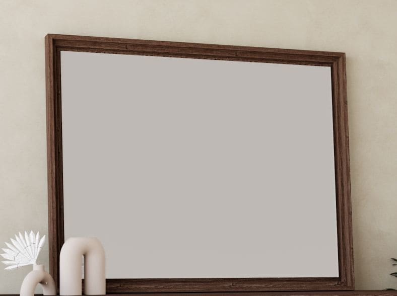 Tanner Wall or Dresser Mirror in Roux