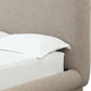 Tirimbina California King-size Chenille Upholstered Platform Bed in Hyena