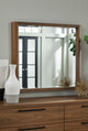 Totes Beveled Glass Wall or Dresser Mirror in English Walnut