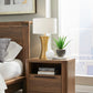 Totes One Drawer Nightstand in English Walnut