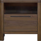 Totes One Drawer Nightstand in English Walnut