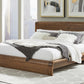 Totes Full-size Platform Bed in English Walnut