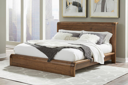 Totes Platform Bed in English Walnut