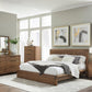 Totes Full-size Platform Bed in English Walnut