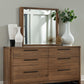 Totes Six Drawer Dresser in English Walnut