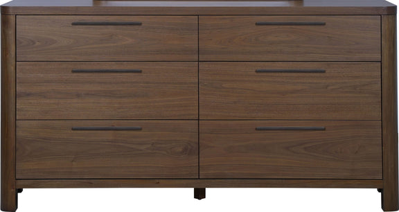 Totes Six Drawer Dresser in English Walnut