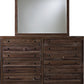 Townsend Eight Drawer Solid Wood Dresser in Java (2024)