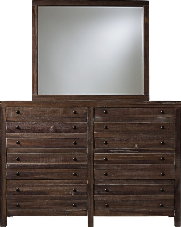 Townsend Eight Drawer Solid Wood Dresser in Java (2024)