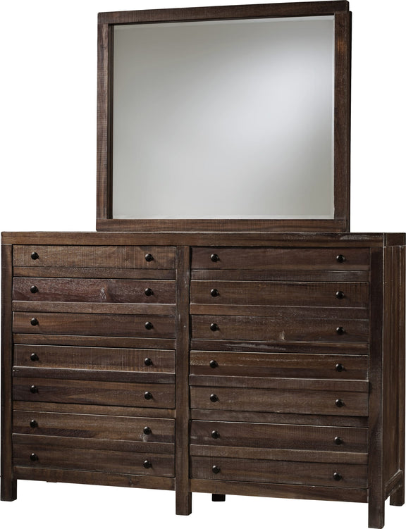 Townsend Eight Drawer Solid Wood Dresser in Java (2024)