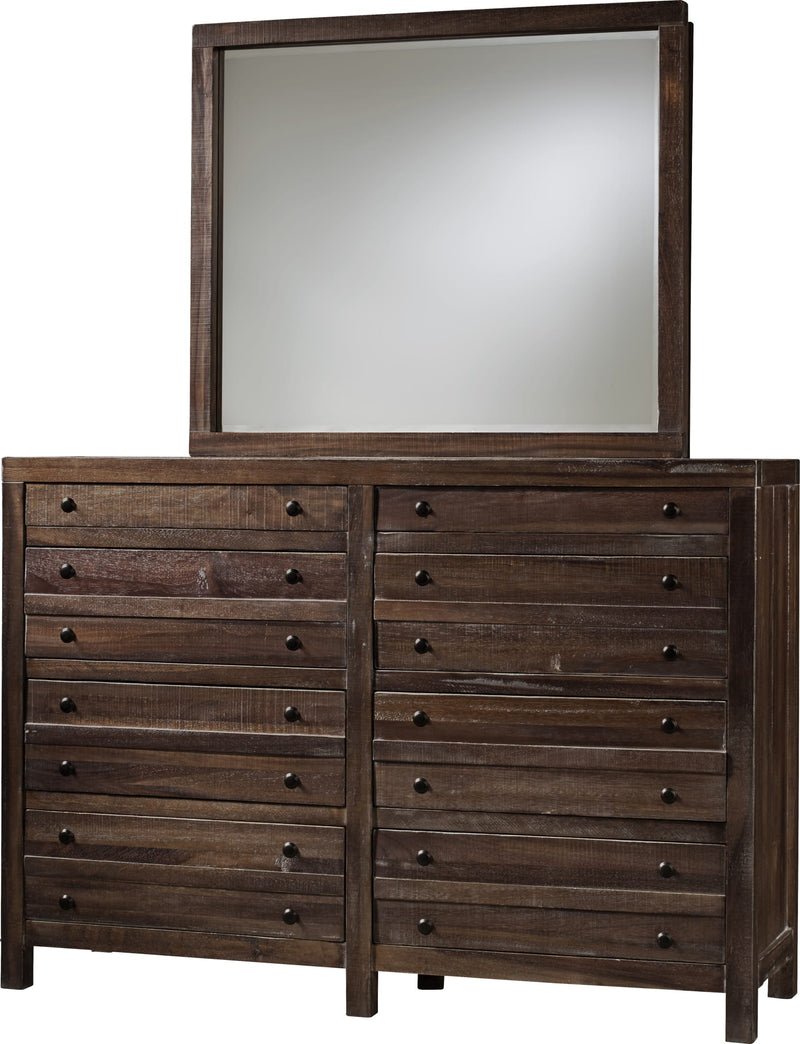 Townsend Eight Drawer Solid Wood Dresser in Java (2024)