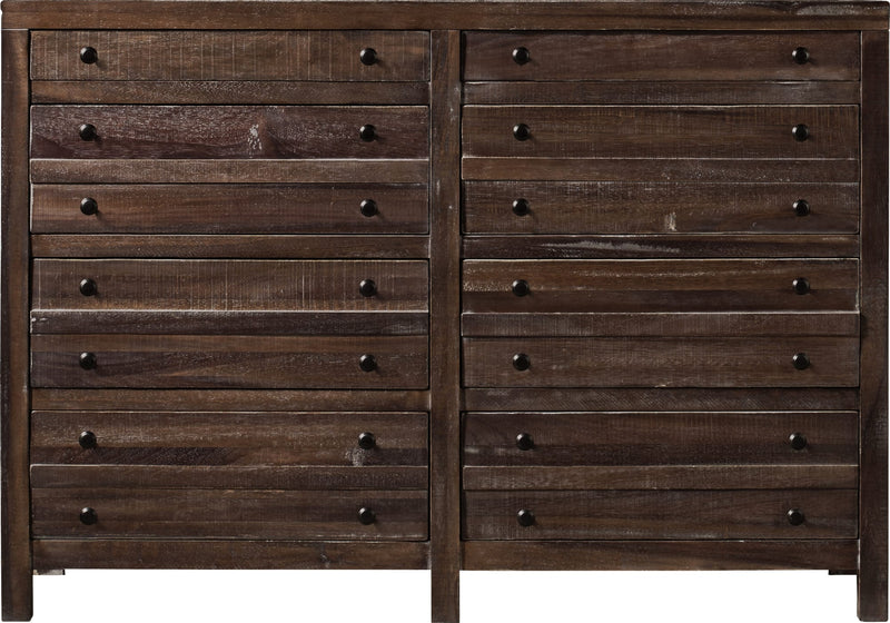 Townsend Eight Drawer Solid Wood Dresser in Java (2024)