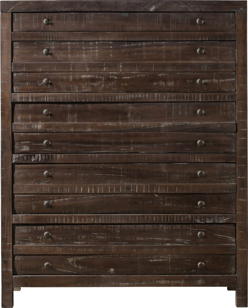 Townsend Five Drawer Solid Wood Chest in Java (2024)