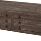 Townsend Solid Wood Castered Coffee Table in Java