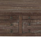 Townsend Solid Wood Castered Coffee Table in Java
