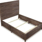 Townsend King-Size Solid Wood Low-Profile Bed in Gunmetal