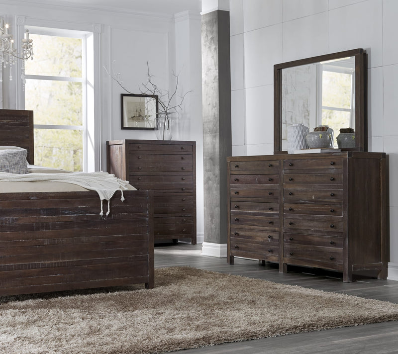 Townsend Solid Wood Mirror in Java