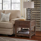 Townsend Solid Wood Side Table in Java
