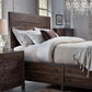 Townsend California King-size Solid Wood Storage Bed in Java
