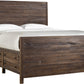 Townsend Queen-size Solid Wood Storage Bed in Java