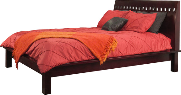 Veneto Full-size Platform Bed in Espresso