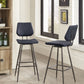 Vinson Modern Swivel Bar Stool in Cobalt