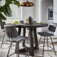 Vinson Modern Swivel Counter Stool in Cobalt