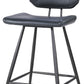 Vinson Modern Swivel Counter Stool in Cobalt