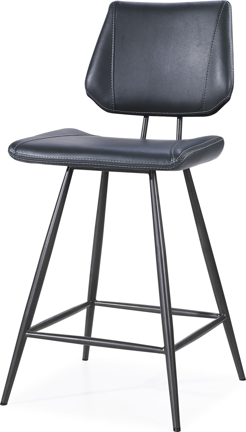 Vinson Modern Swivel Counter Stool in Cobalt