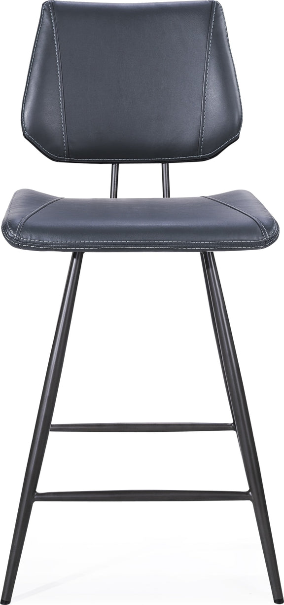 Vinson Modern Swivel Counter Stool in Cobalt