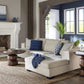 Virton Solid Wood Round Coffee Table in Smoked Brown