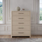 Wallen 5 Drawer Chest- Wht Snd