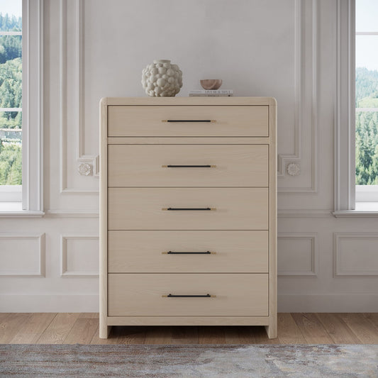 Wallen 5 Drawer Chest- Wht Snd