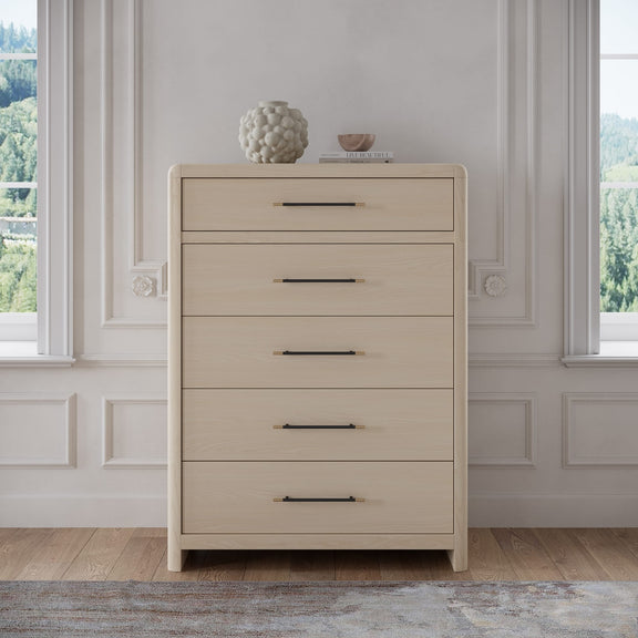 Wallen 5 Drawer Chest- Wht Snd