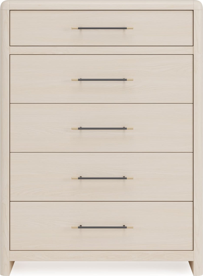 Wallen 5 Drawer Chest- Wht Snd