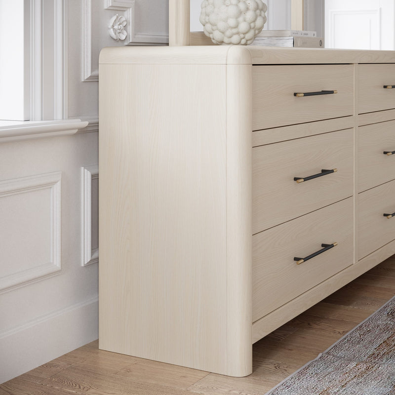 Wallen 6 Dwr Dresser- Wh Snd
