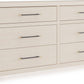 Wallen 6 Dwr Dresser- Wh Snd