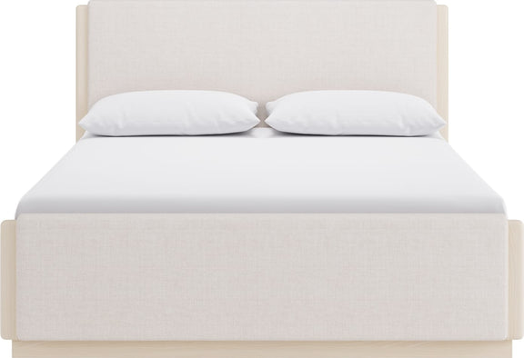 Wallen Uph EK Bed - White Sand