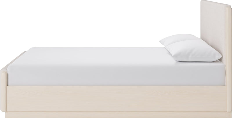 Wallen Uph EK Bed - White Sand