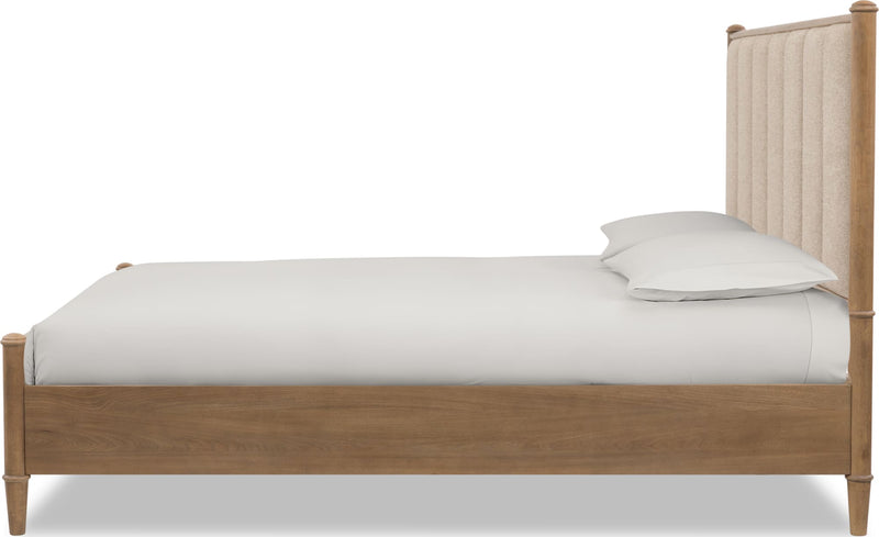 Whitmore Wd/Uph QN Bed - Cp/Cl