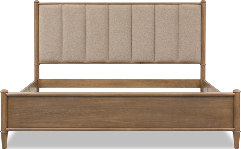 Whitmore Wd/Uph QN Bed - Cp/Cl