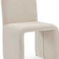 Winston Fully Upholstered Side chair in Sand Velvet