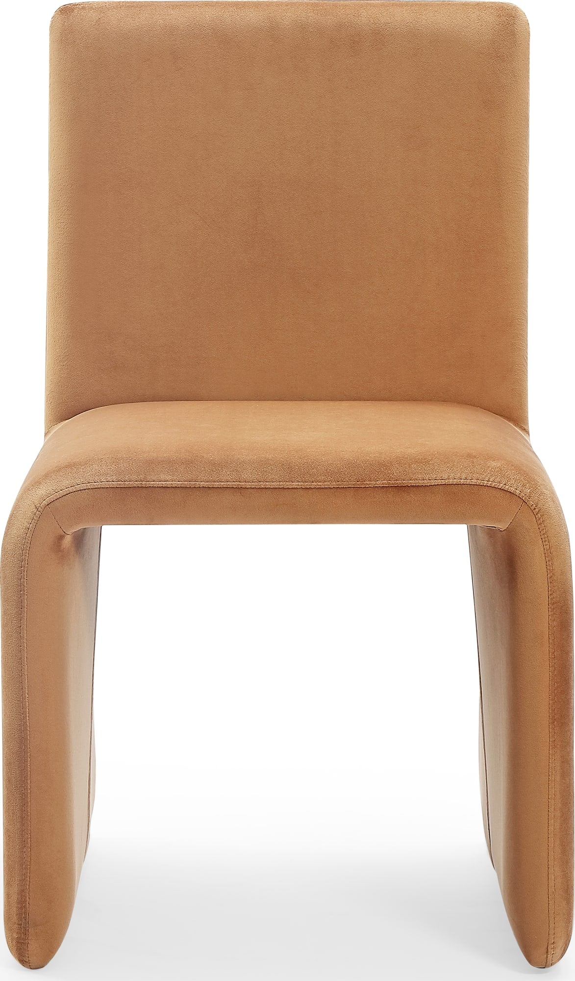 Winston Fully Upholstered Side chair in Whiskey Velvet